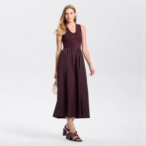 BRAND NEW A New Day A Line Dark Purple Sleeveless Dress - Medium